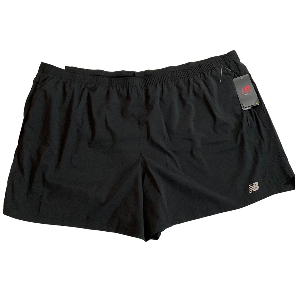NWT New Balance Womens Black Athletic Shorts Built-In Underwear‎ 5XL
